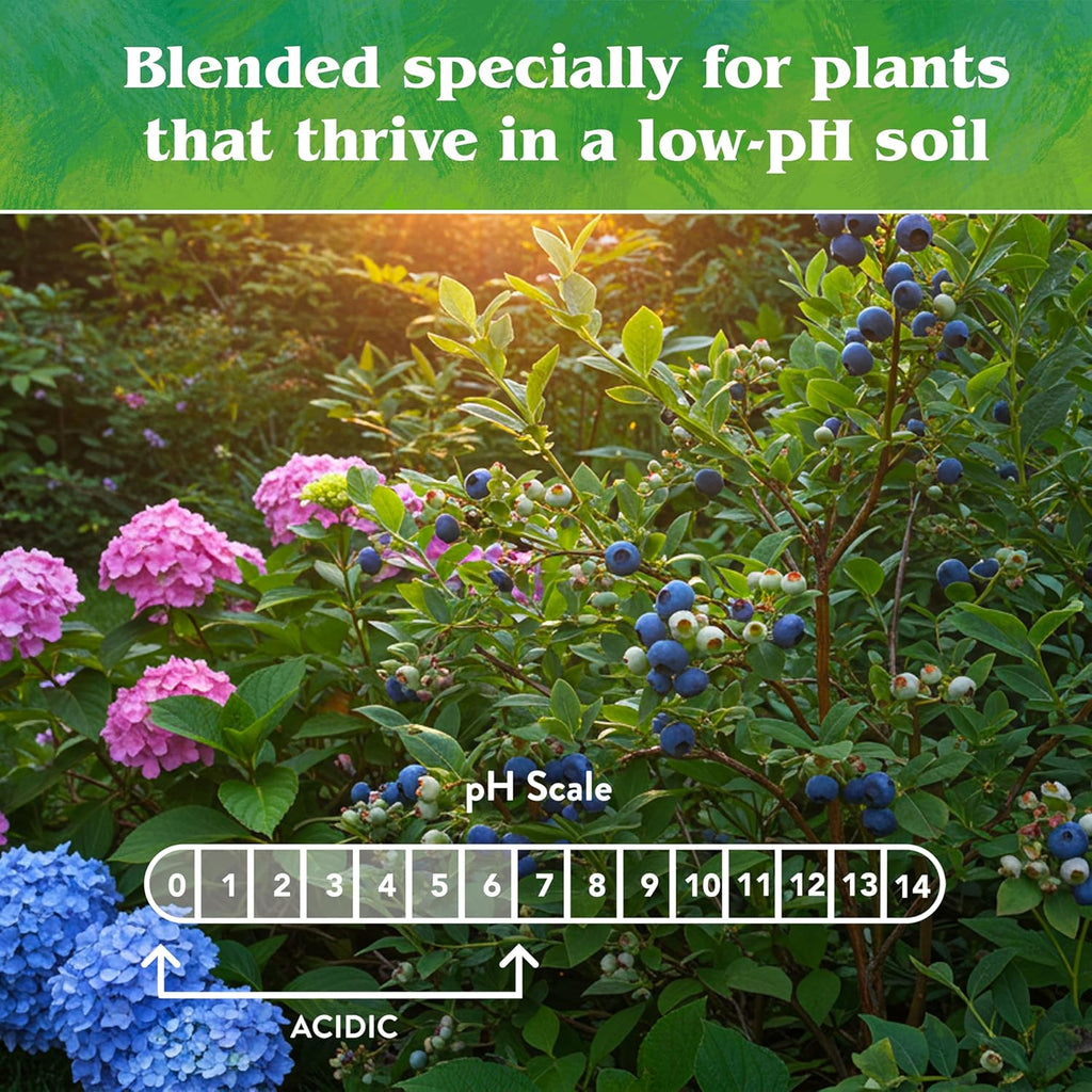 Down To Earth All Natural Fertilizers Organic Acid Mix - 4-3-6, 25 lb | Plant Food for Blueberries, Raspberries