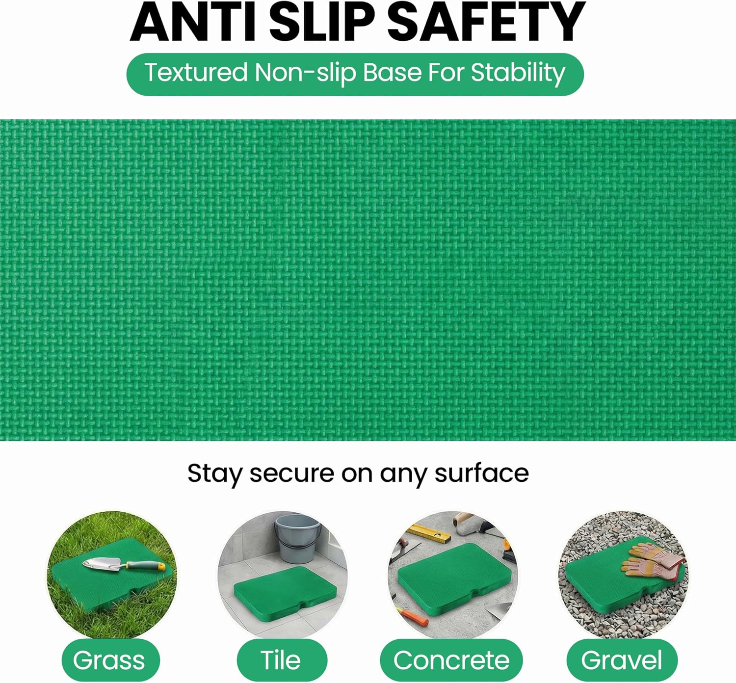 Extra Thick Foam Kneeling Pad for Gardening and Exercise Soft Comfortable Knee Cushion Mat for Floor Work Yard Tasks