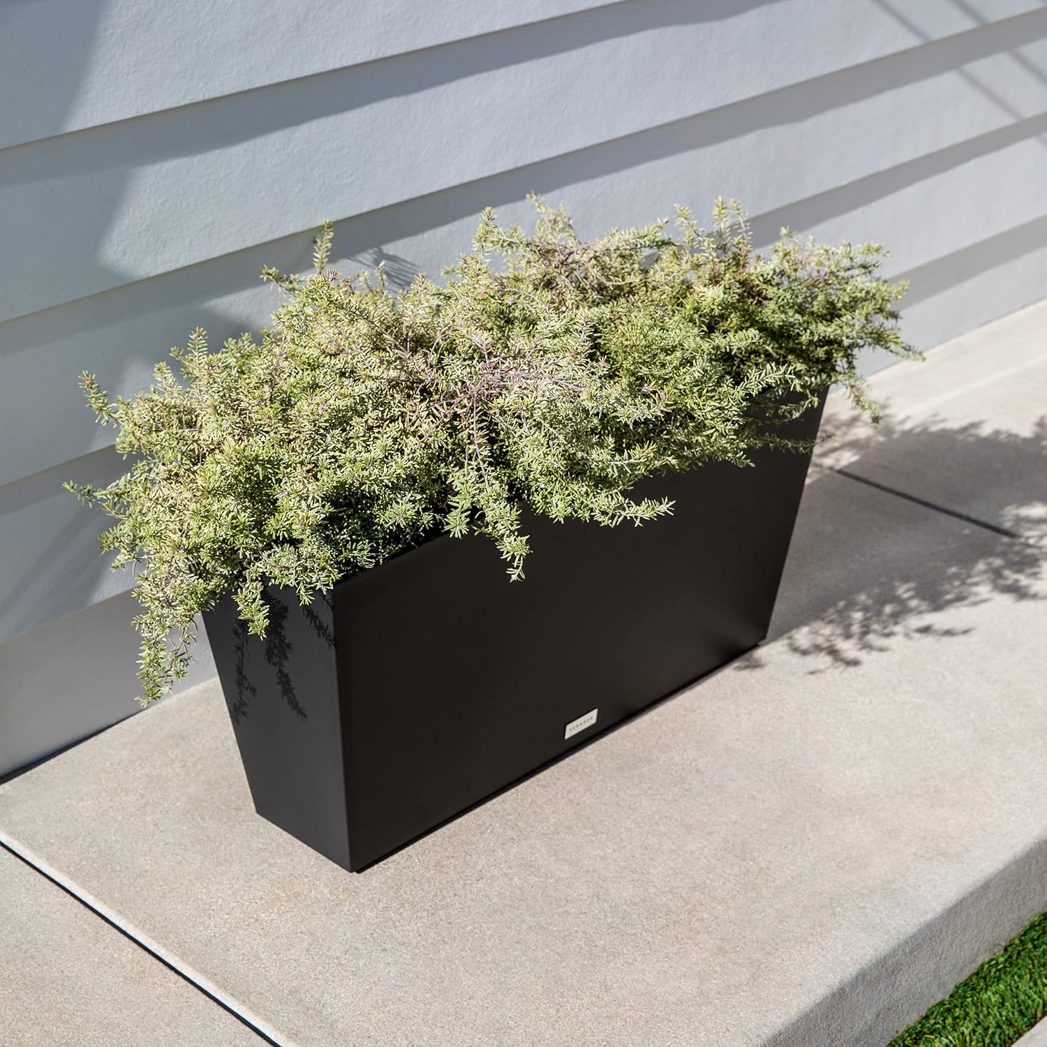 Veradek Pure Series Midori Planter - Wide Outdoor Planter | Made From Durable Plastic With Pre-Drilled Drainage Holes.