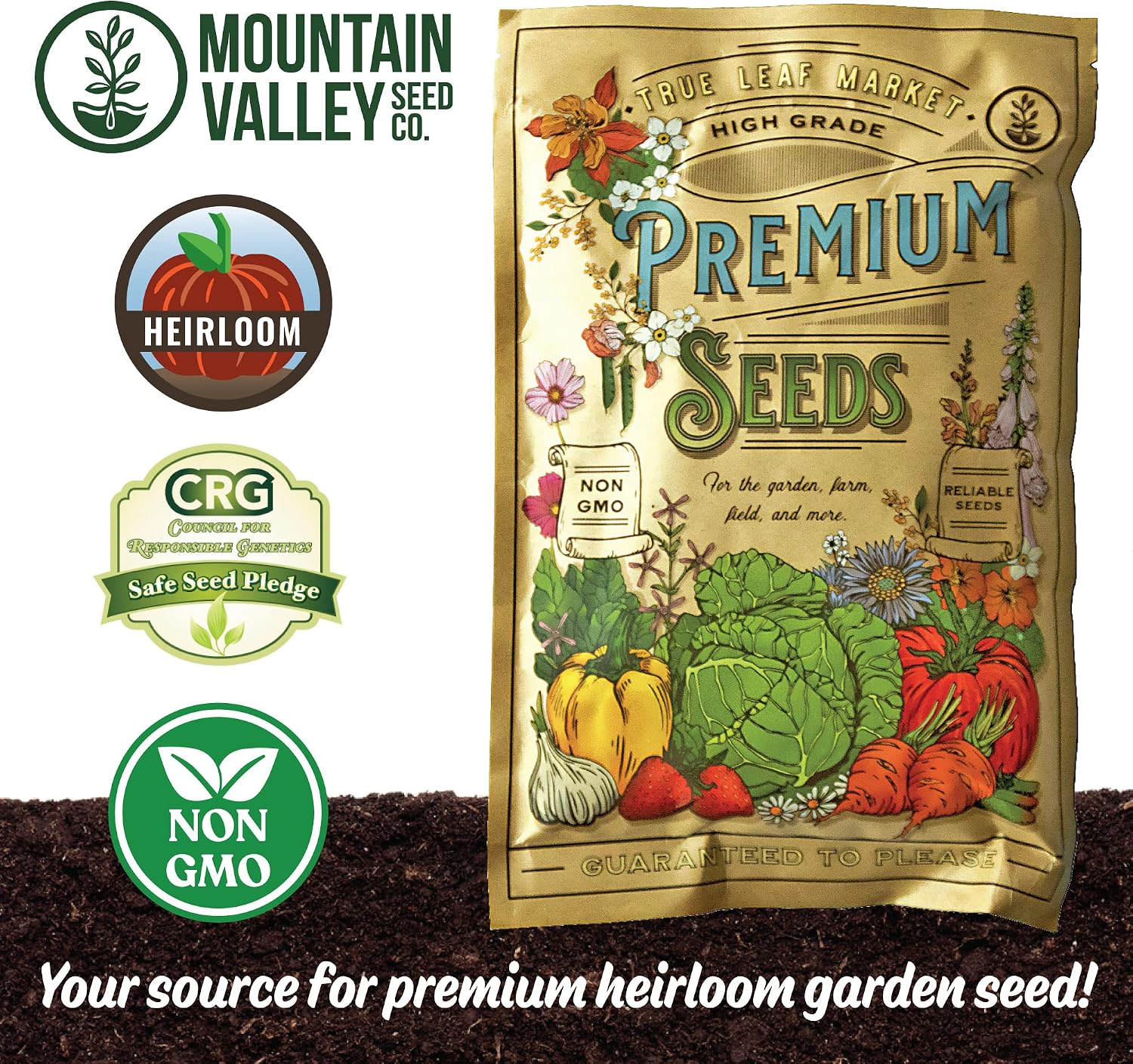 Sustainable Seed Co Organic Bouquet Cutting Flower Mix Seeds 1 Oz ~6,000+ | Seeds - 6 Varieties to Attract Butterflies