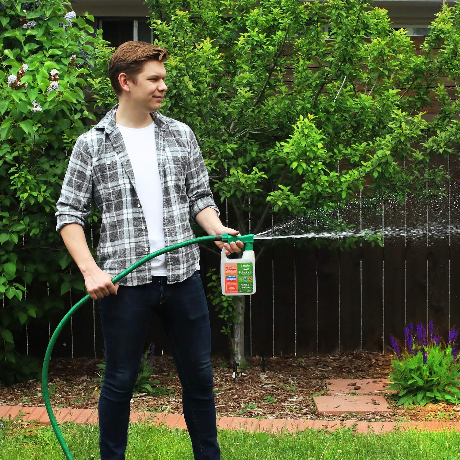 Ultimate 3-18-18 NPK- Lawn Food Quality Liquid Fertilizer- Easy to Use Concentrated Spray- Any Grass Type- Summer &