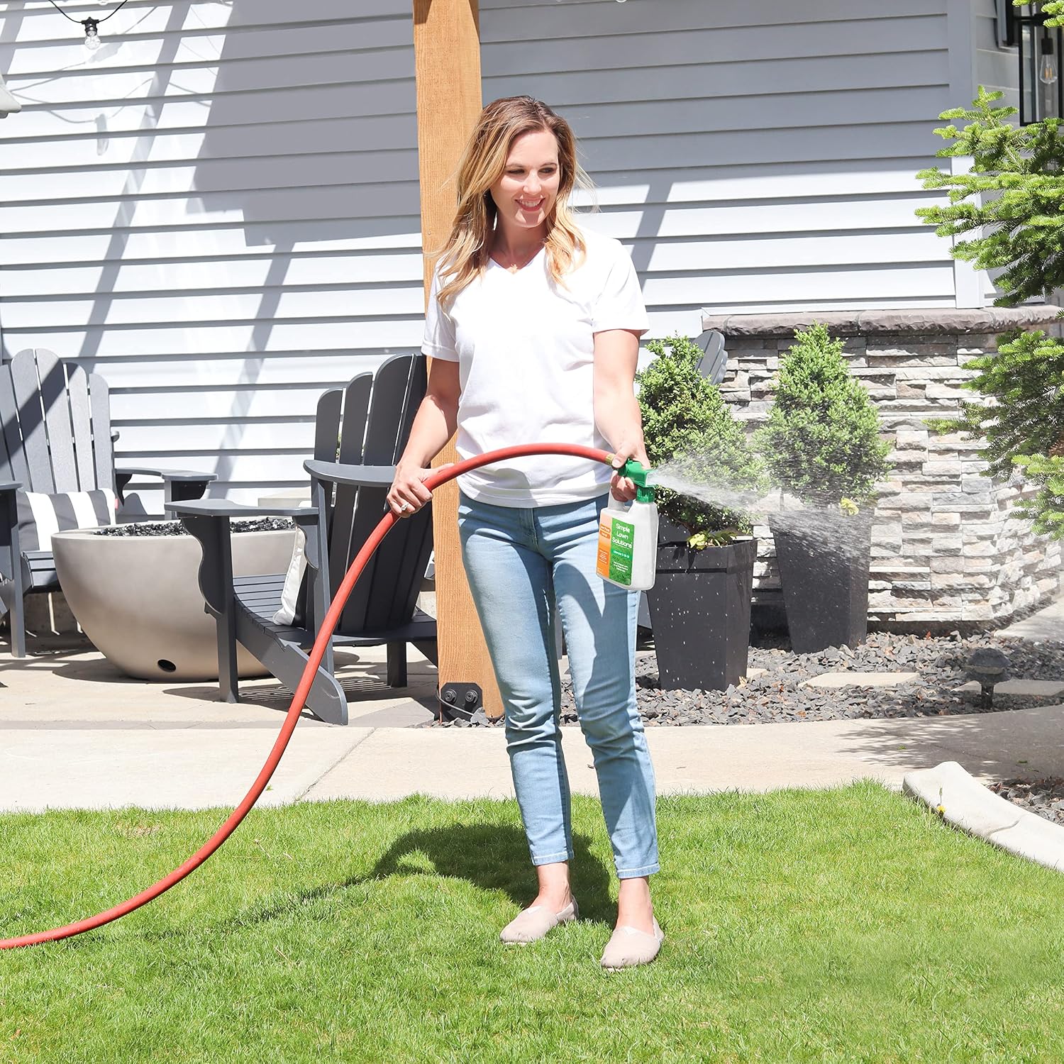 Ultimate 3-18-18 NPK- Lawn Food Quality Liquid Fertilizer- Easy to Use Concentrated Spray- Any Grass Type- Summer &