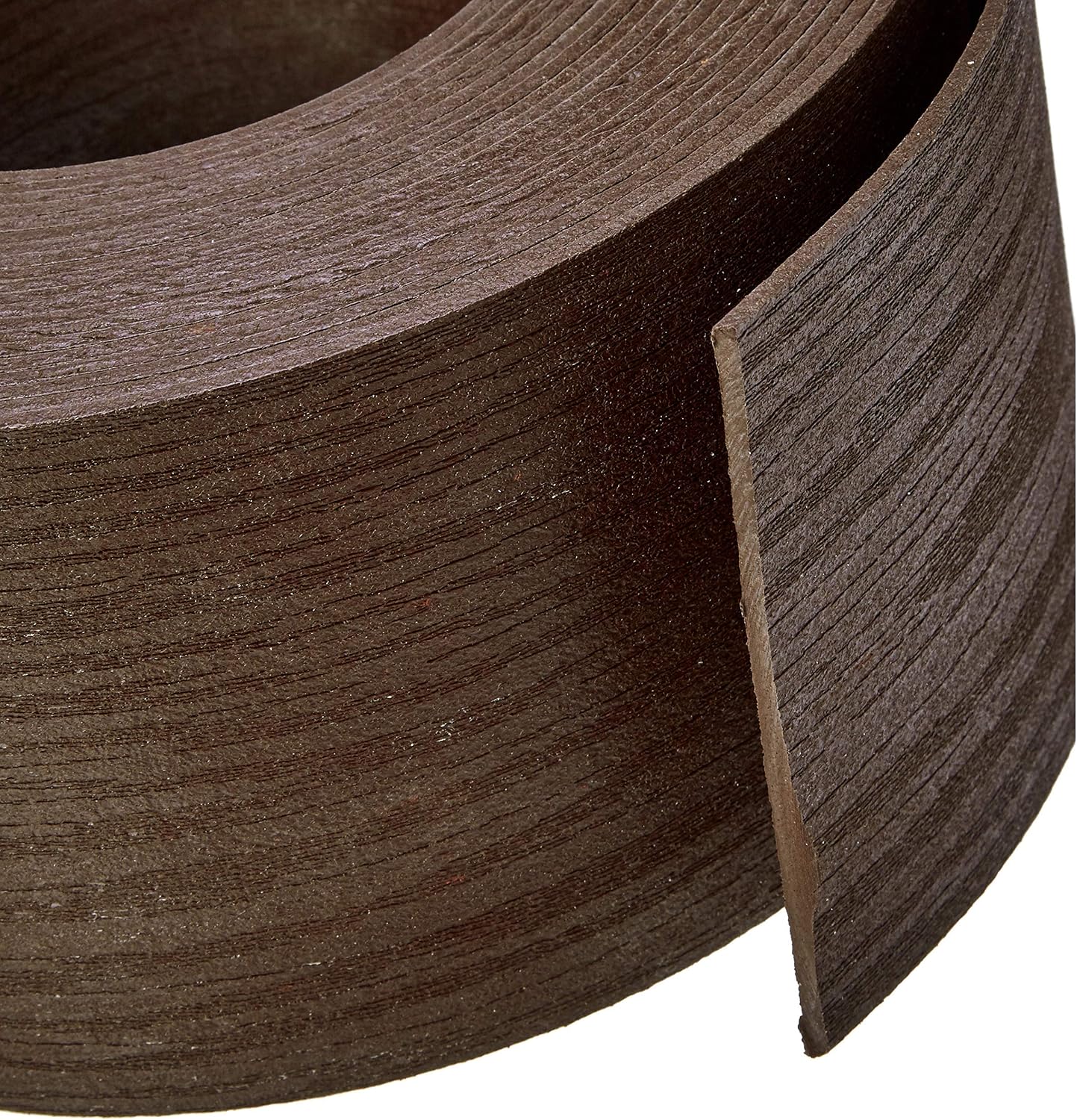 Amazon Basics Flexible Landscape Edging Coil for Garden Border, Flower Beds, Lawn and Pathways, 5 inch x 40ft, Brown