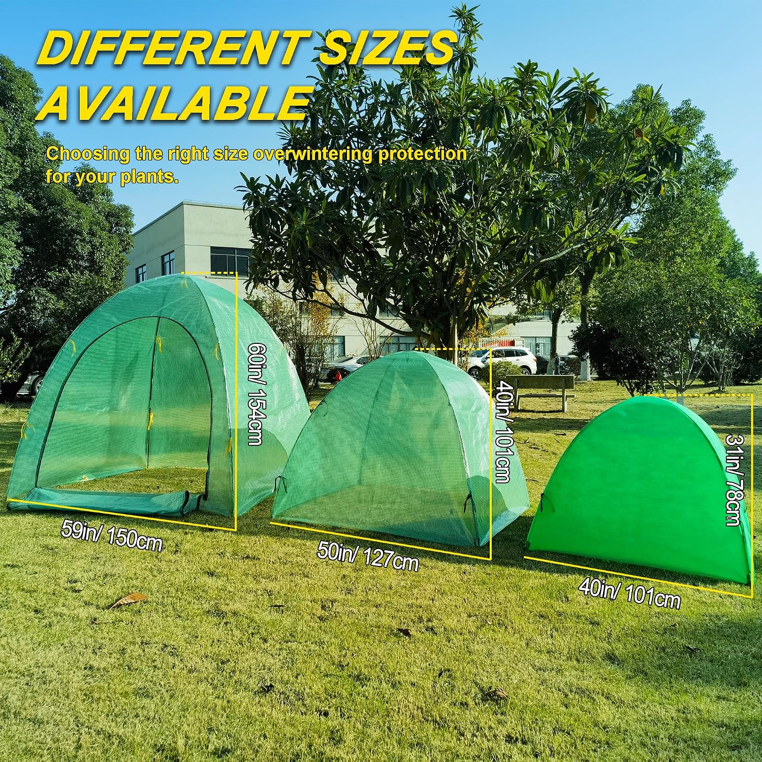 40″*40″*31″ Winter Plant Warm Covers - Raised Bed Cover, Garden Row Accelerator, Warm Tent Freeze Protection Humidity