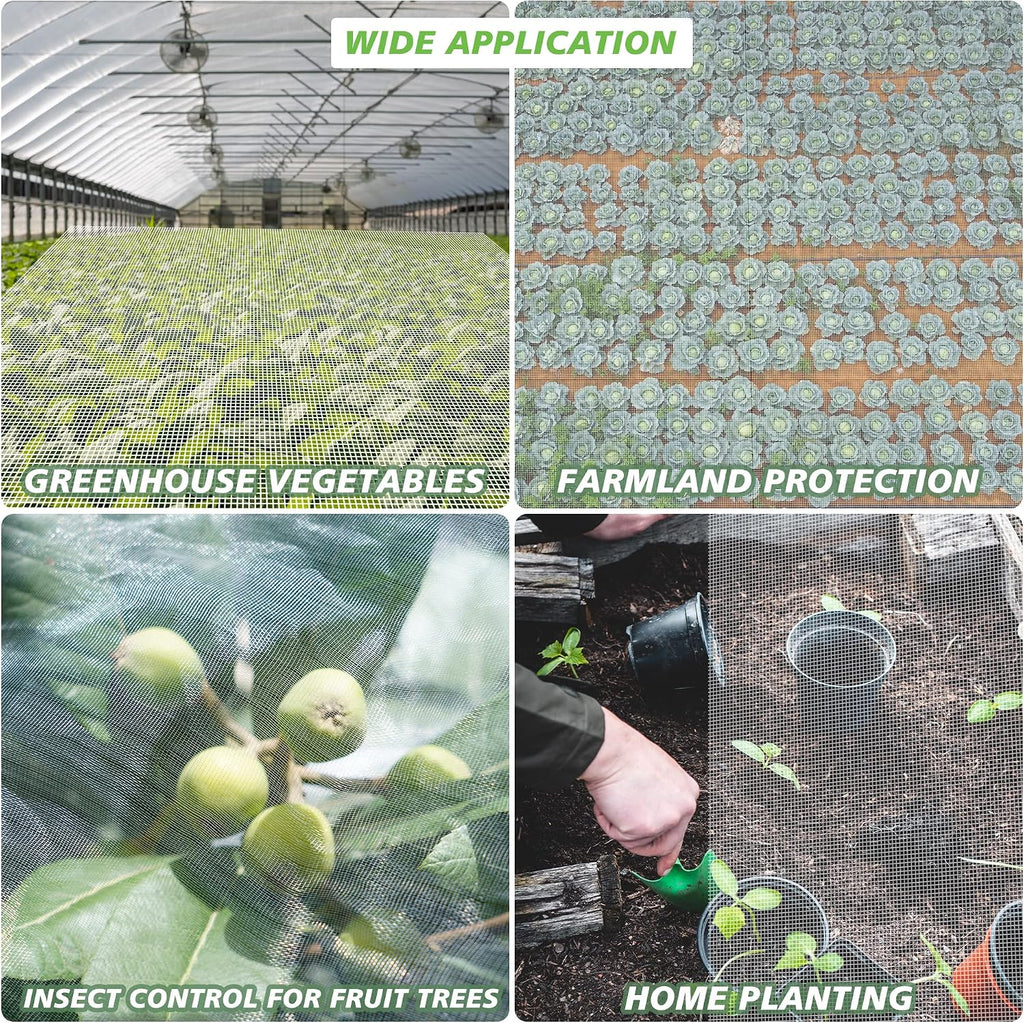 Garden Netting Mosquito Insect Birds Animals Barrier Protection Net Ultra Fine Garden Mesh Netting Plant Covers for