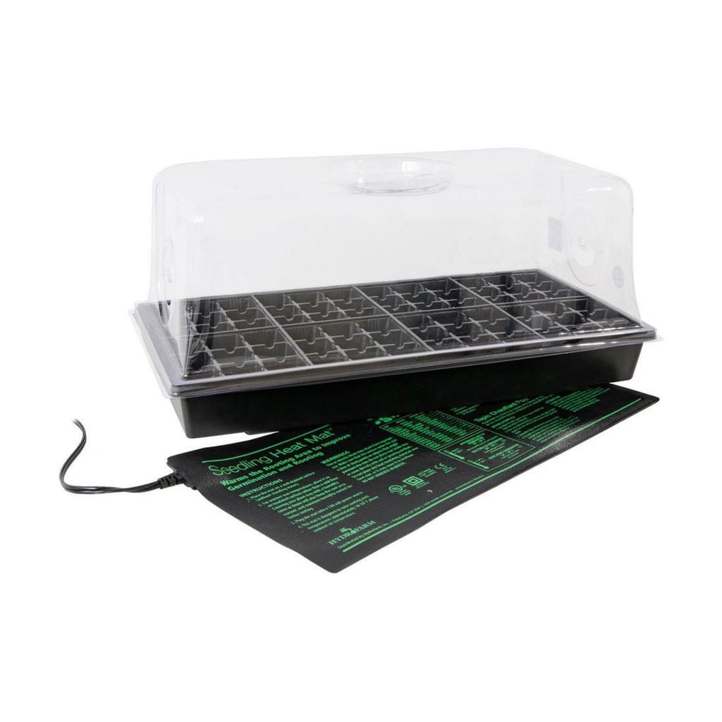 Jump Start CK64060 120V 17W Germination Hot House with Heat Mat, Watertight Tray, Cell Insert and 7" Humidity Dome