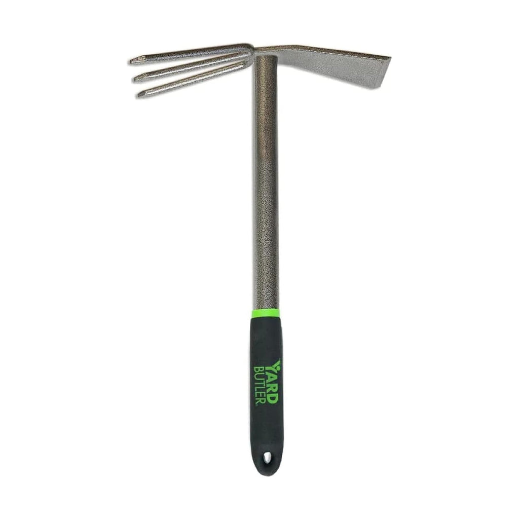 Yard Butler Terra Tiller Hand Cultivator, Rust-Resistant, ITT-4T | Loosens and Aerates Compacted Soil, Gardening Tool