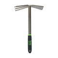 Yard Butler Terra Tiller Hand Cultivator, Rust-Resistant, ITT-4T | Loosens and Aerates Compacted Soil, Gardening Tool