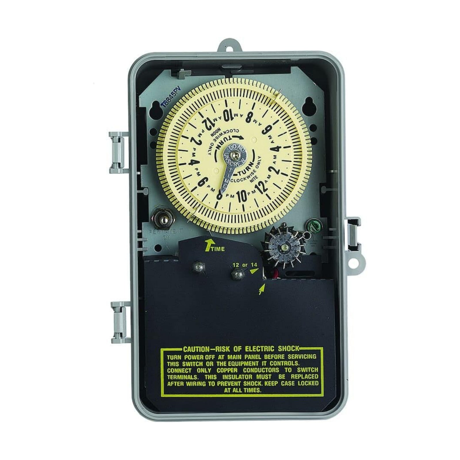 Intermatic T8845PV Mechanical Irrigation Timer, SPST 125V | Flexible Watering Cycles with Rain-Sensor Compatibility