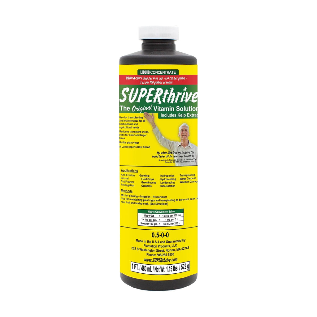 SUPERthrive Vitamin Solution with Kelp, Liquid Concentrate, 1 Pint | 0.5-0-0 formula with kelp extract. For