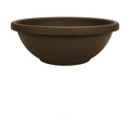 The HC Companies 20 Inch Large Garden Bowl Planter - Shallow Plant Pot with Drainage Plug for Indoor Outdoor Flowers