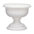Southern Patio Dynamic Design 18 Inch Outdoor Home Resin Grecian Urn Versatile Planter Pot for Entryways and Backyard