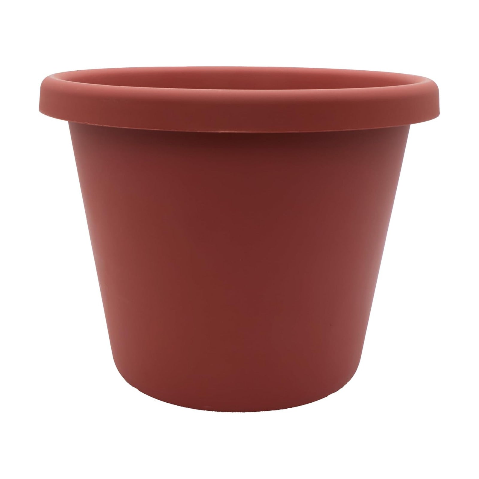 The HC Companies Classic Round Plastic Plant Pot w/Rolled Rim - Lightweight & UV Resistant Flower Pot for Herbs & More