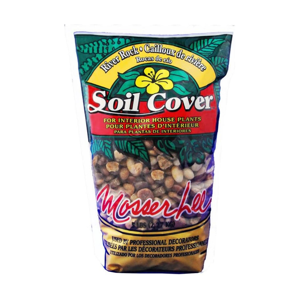 Mosser Lee ML1121 River Rock Soil Cover, 5 lb.