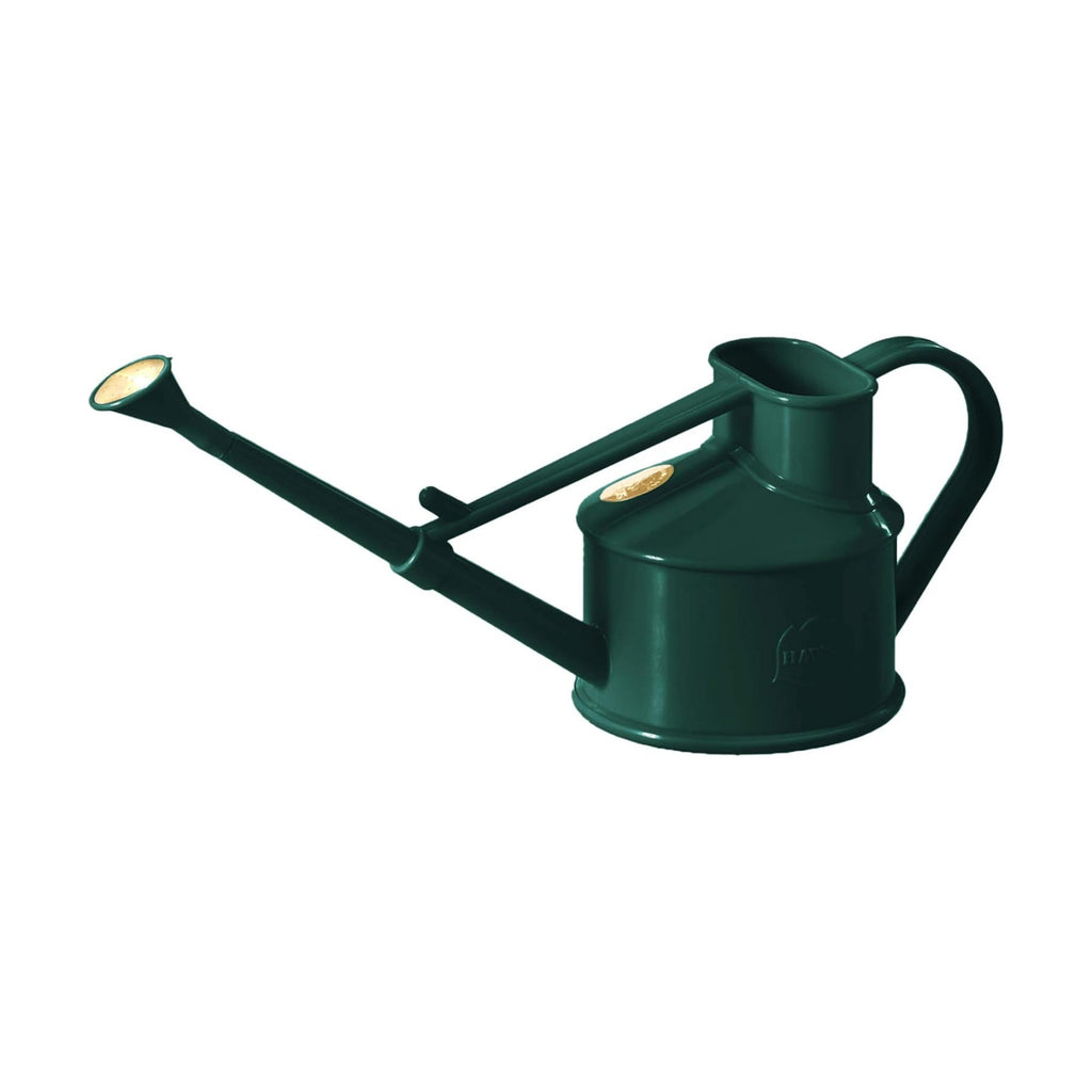 Haws Handy Plastic Watering Can, Mini Water Can for Indoor Plants, Succulents and Flowers, Green, 1 Pint