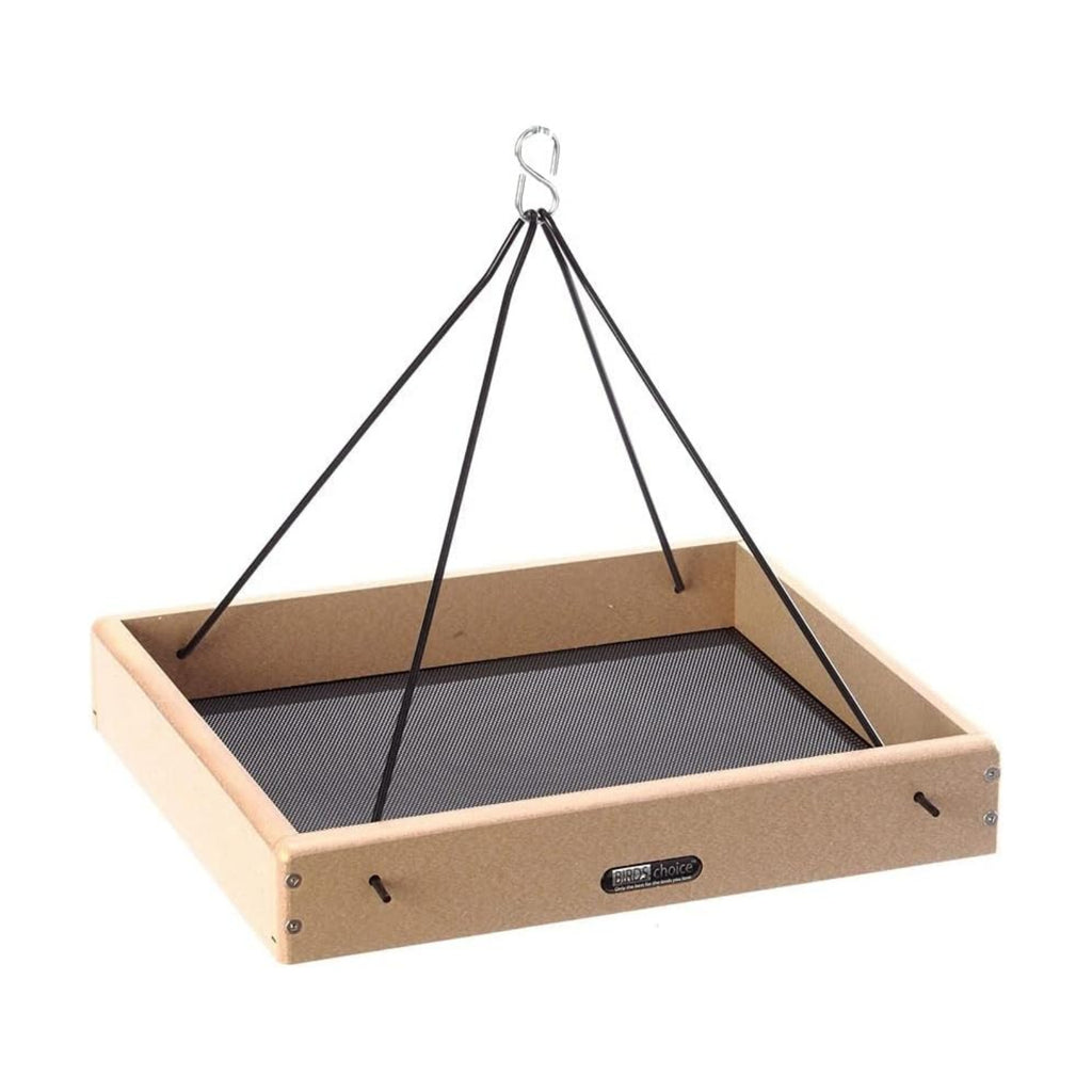 Birds Choice Hanging Tray Bird Feeder | Large, 16in x 13.5in x 2.5in