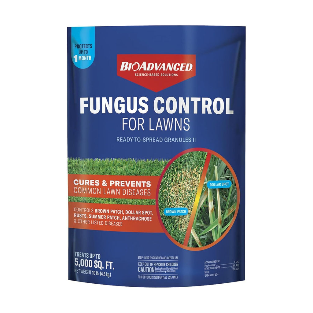 BioAdvanced Fungus Control for Lawns, Granules, 10 lb, Fungicide for Lawns | Cures and Prevents Lawn Diseases - Up to 1