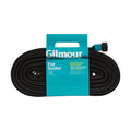 Gilmour 75' Black Flat Weeper Soaker Hose for Garden Beds, Drip Irrigation Outdoor Hose, Flexible Garden Hose for