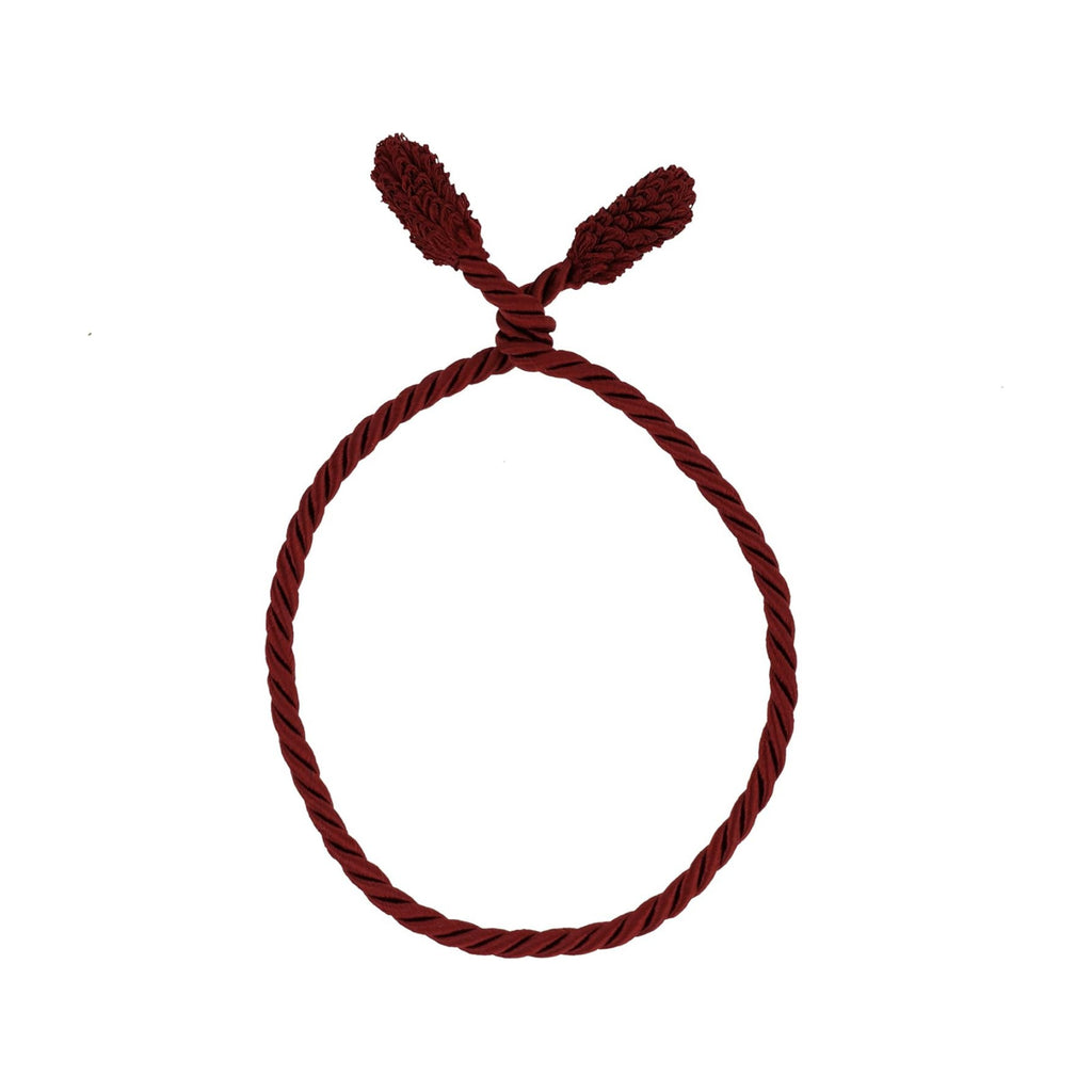 Haute Decor Decorative Twist Ties 6 Pack 16 inch (Burgundy) - Hang Garland, Lights, Decorations
