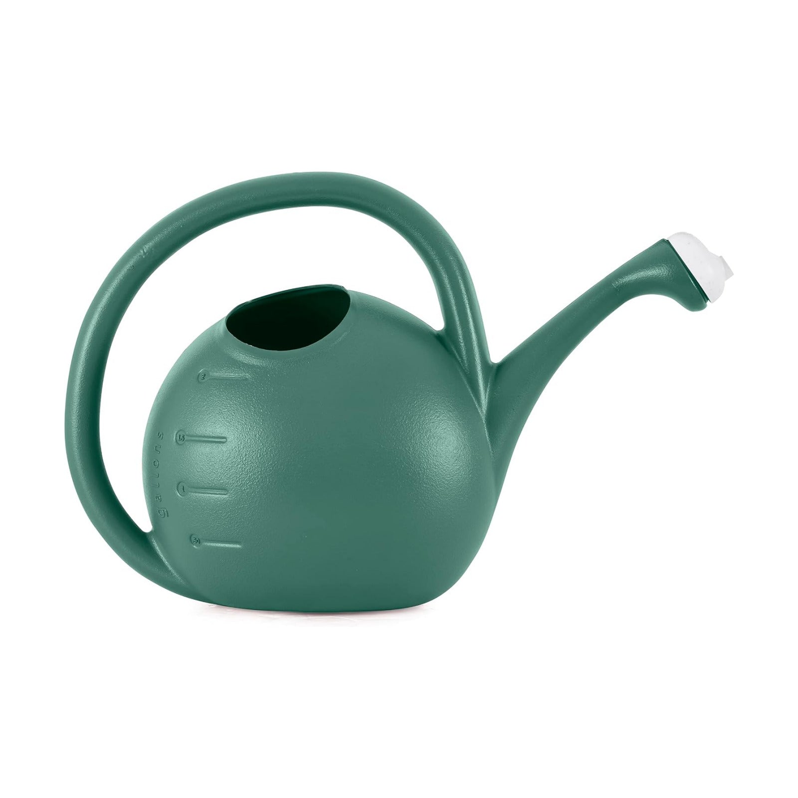 2-Gallon Premium Plastic Rosette Watering Can - The HC Companies 11"x21"x13.75" in Evergreen Color