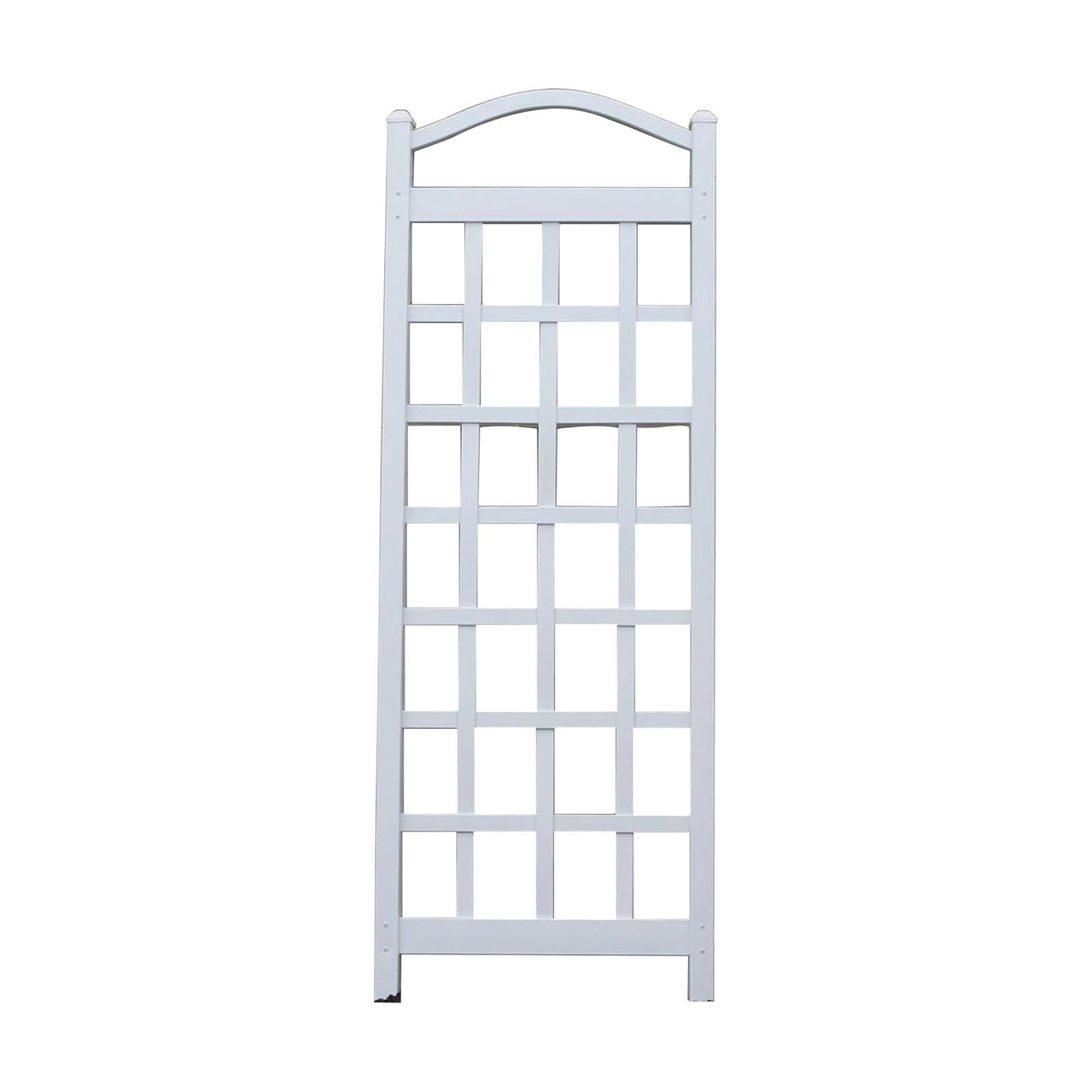 Dura-Trel Cambridge Wall Mounted Garden Vinyl Trellis, 28" x 75", White | Plant Support Frame for Climbing Vines