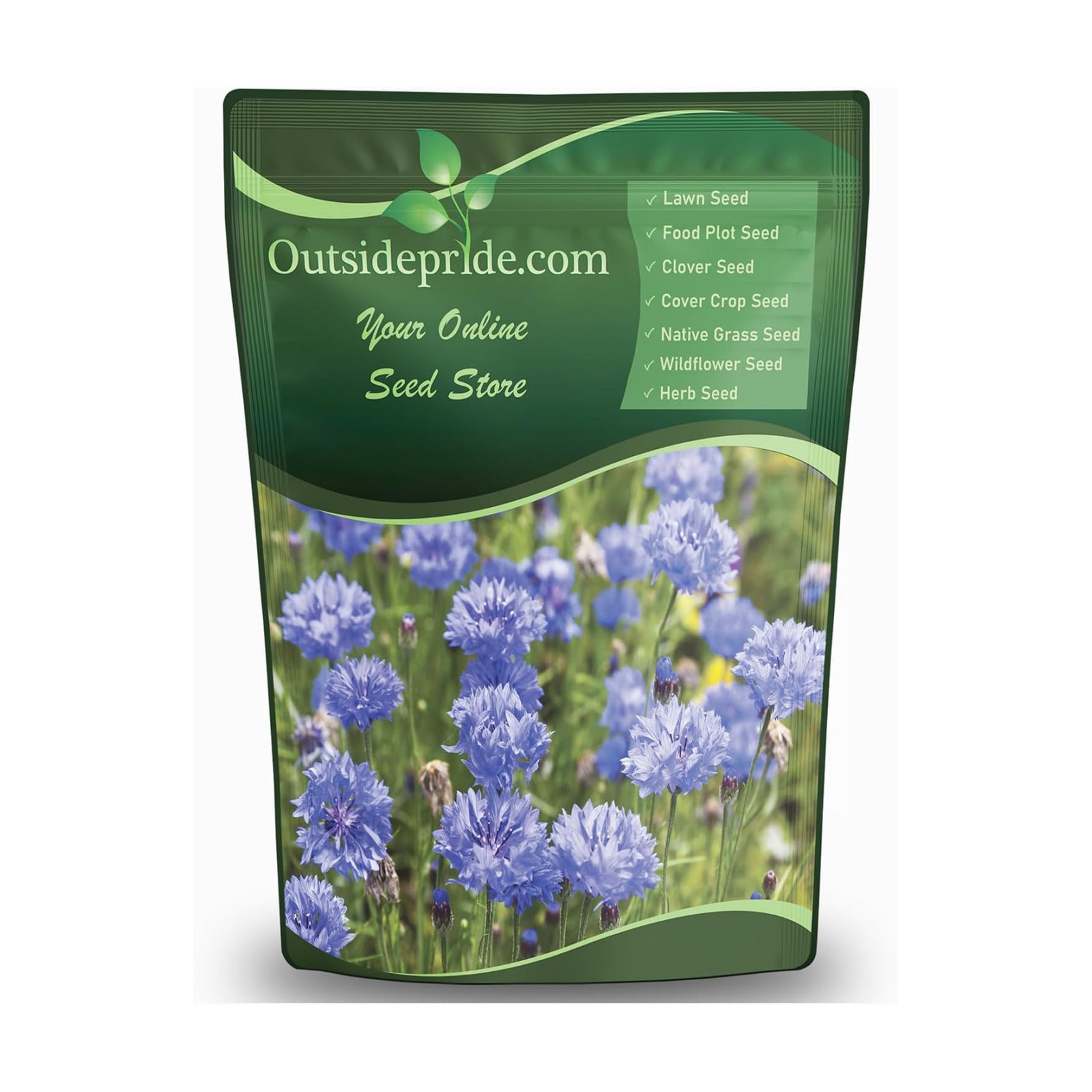 Outsidepride Blue Cornflower Seeds for Planting - 1 lb. Annual Bachelor's Button Flower Seeds for Cut Flower Gardens