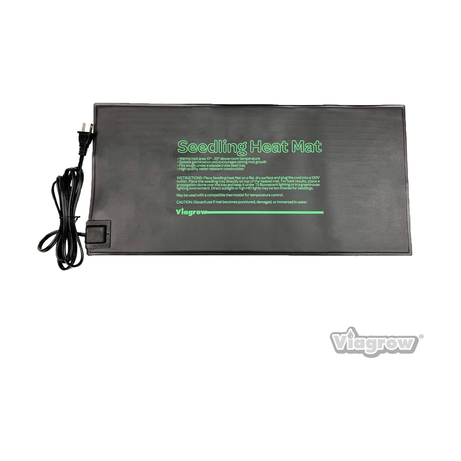 Viagrow VSEEDMAT 20.5 in. x 8.5 in. Seed Propagating Seedling Heat Mat, 20.5 x 8.5/Large