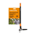 Fiskars Stand-Up Weed Puller Tool, 3 Serrated Stainless Steel Claws, 39"