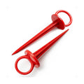 Dewitt 300-Pack Red Re-Pins Gardening Anchors – Reusable Plastic Garden Stakes for Securing Frost Cover, Plant