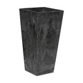 Root & Vessel, Ella Tall Planter, Black, 13.5"