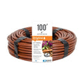 DIG ¼” 100’ MICROLINE™ Dripline - Enhanced 6” Emitter Spacing, UV-Resistant, Perfect for Diverse Garden Layouts (Brown)