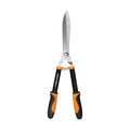 Fiskars 23" Power-Lever Garden Hedge Shears, Self-Sharpening Blades | Serrated Precision-Ground Steel Blades Grip