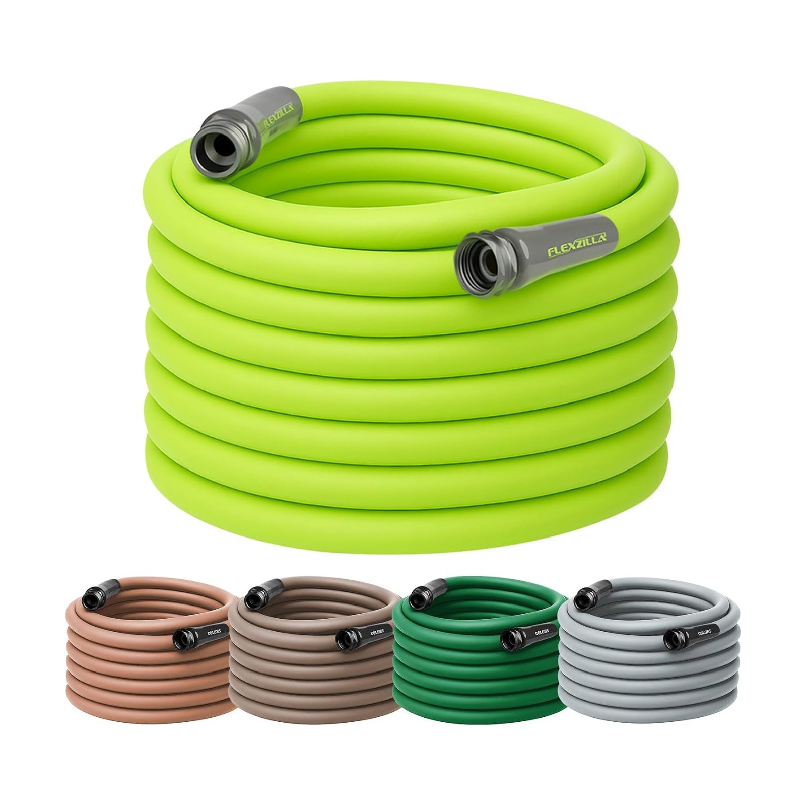 Flexzilla Garden Hose 5/8 in. x 100 ft., Lightweight All-Weather Water Hose, Durable and Flexible, Leak-Free Connections