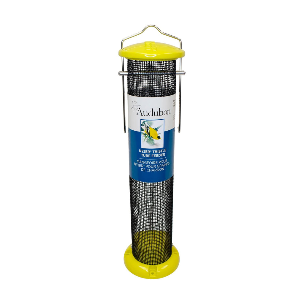 Woodlink NAWLNT Audubon Die Cast Aluminum Finch Screen Tube Wild Bird Feeder, 13-Inch,beige