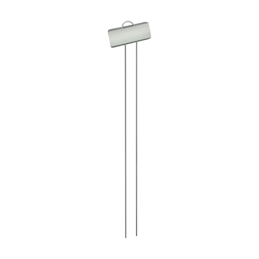 GardenMate 25-Pack Weatherproof XL Metal Plant Labels, Height 21", Label Area 3 1/2'' x 1 1/4''