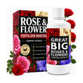 Great Big Roses Fertilizer Booster for Rose & Flower Gardens, 32 Ounce | Organic; For Roses, Flowers, Hydrangeas &