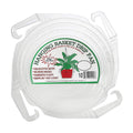 Curtis Wagner 10" Clear Hanging Basket Drip Pan Saucer (10-Pack)