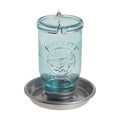 Perky-Pet 1 Mason Jar Wild Bird Waterer 783, Blue