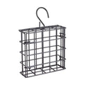 More Birds Suet Cage Bird Feeder, Fruit and Suet Feeder, Single Cake Capacity ,Black