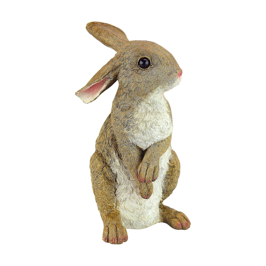 Design Toscano QM200681 Hopper the Bunny Standing Rabbit Indoor/Outdoor Garden Statue, 6 Inches Wide, 11 Inches Tall