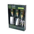 Spear & Jackson 3056KEW Kew Gardens Neverbend Stainless 3 Piece Hand Tool Gift Set – Planting Trowel, Transplant Trowel