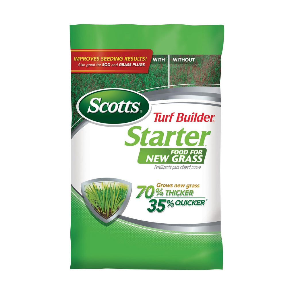 Scotts Turf Builder Starter Fertilizer for New Grass, 15 lbs. | Use When Planting Seed, Covers 5,000 sq. ft.