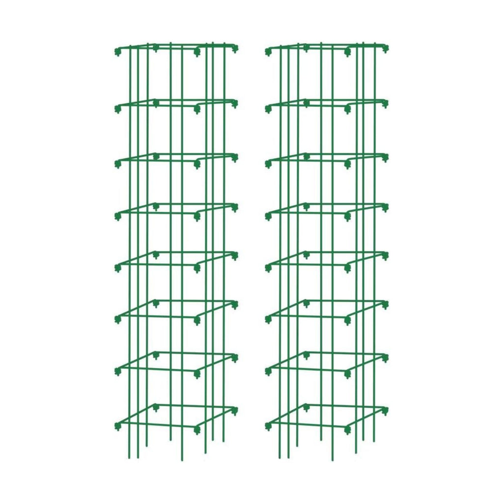 Gardener’s Supply Company Extra Tall Heavy-Guage Square Tomato Cages | Easy Fold Plant Supports & Vegetable Garden