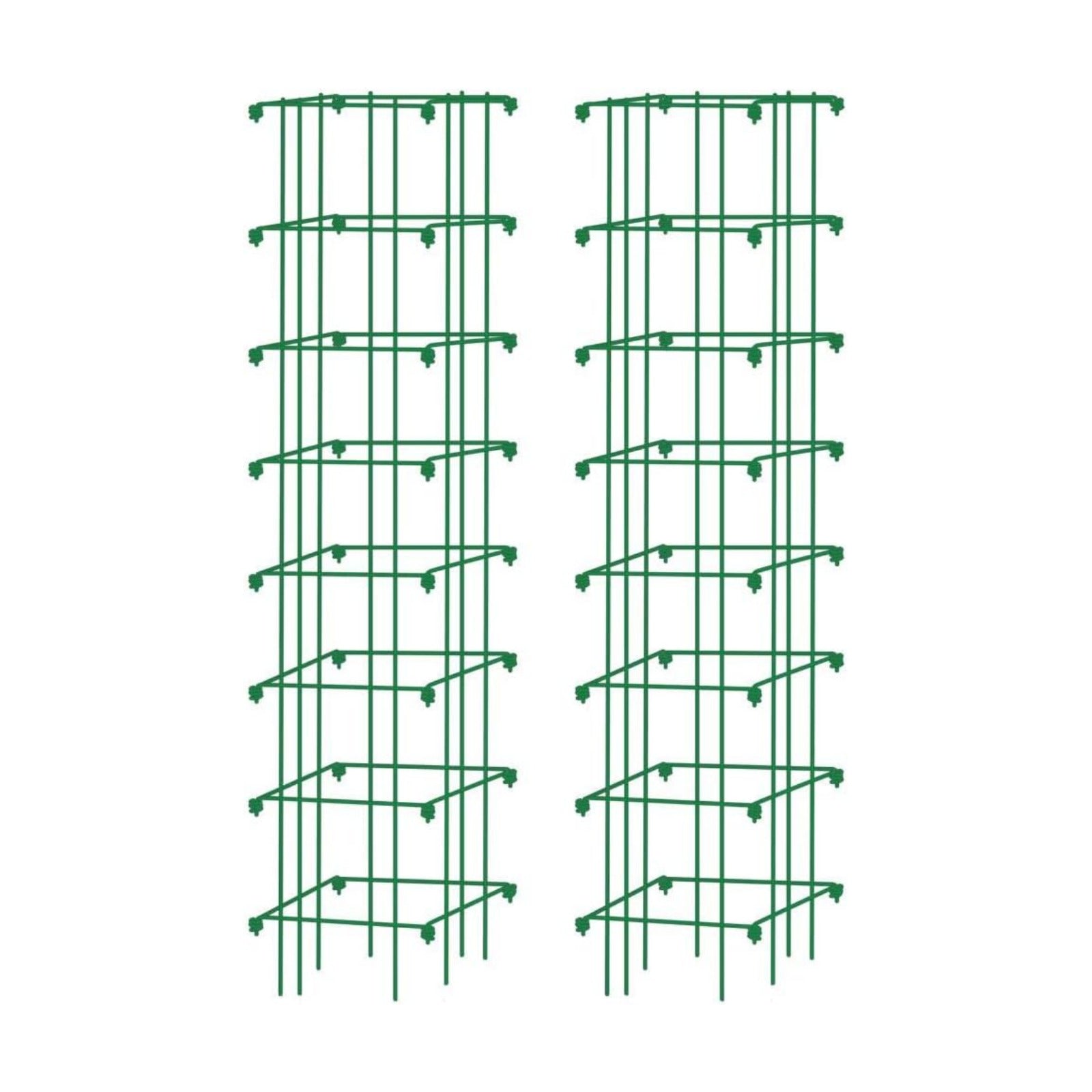 Gardener’s Supply Company Extra Tall Heavy-Guage Square Tomato Cages | Easy Fold Plant Supports & Vegetable Garden