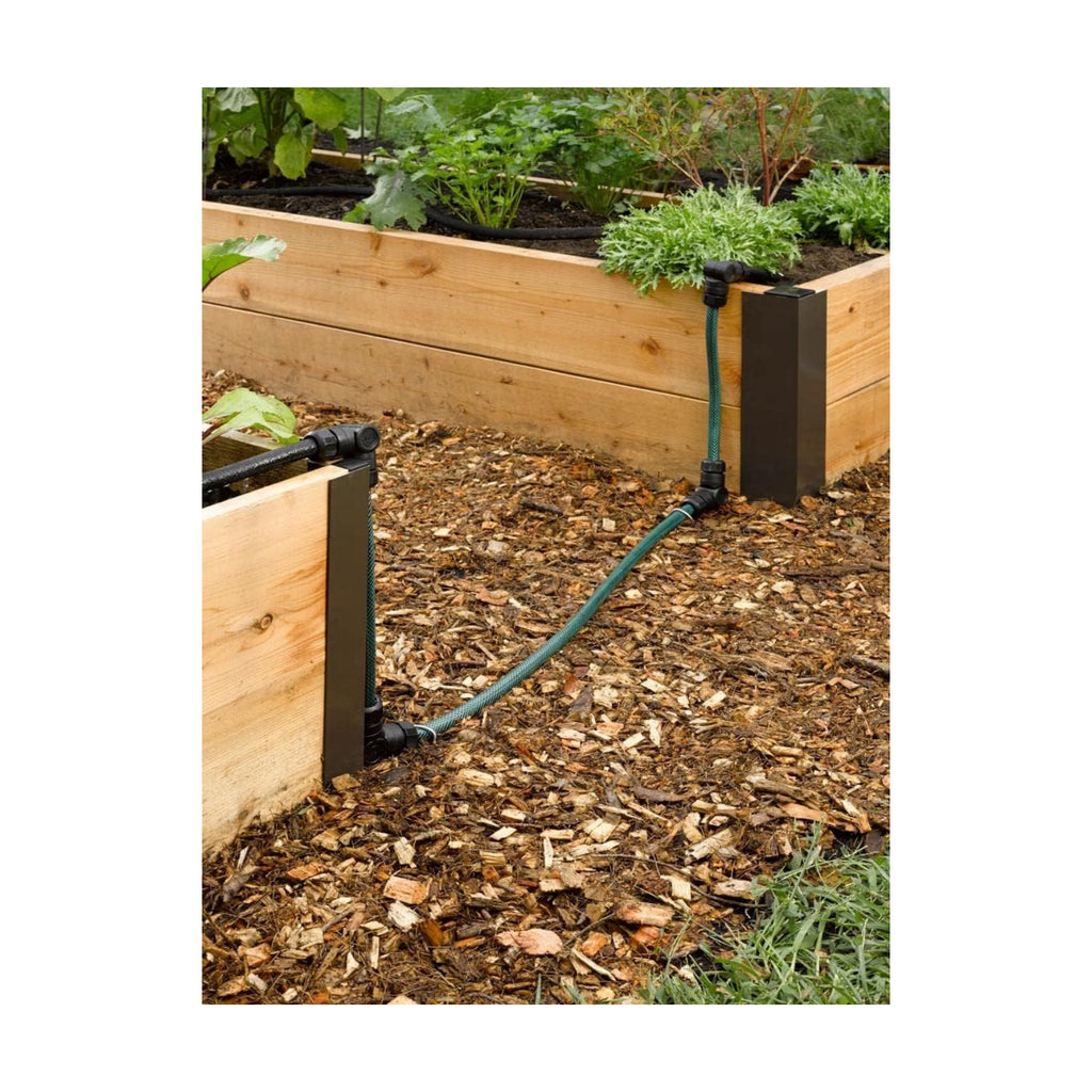 Gardeners Supply Company Snip and Drip Connector Kit | Watering Soaker Sprinkler System Extender, For Raised Garden Bed
