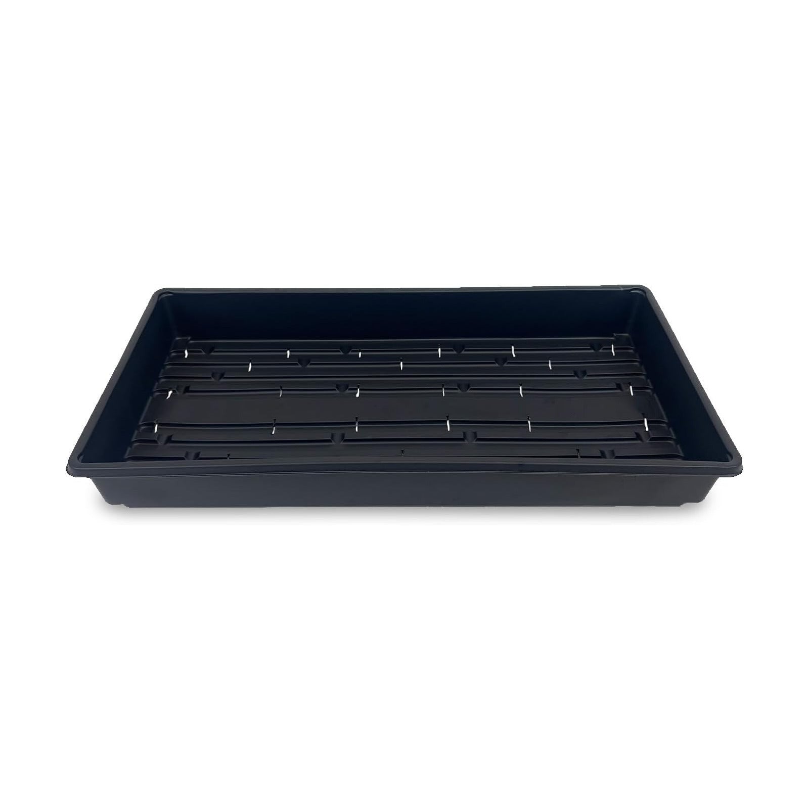 10 Plant Growing Trays (WITH Drain Holes) - 20" x 10" - Perfect Garden Seed Starter Grow Trays: For Seedlings, Indoor