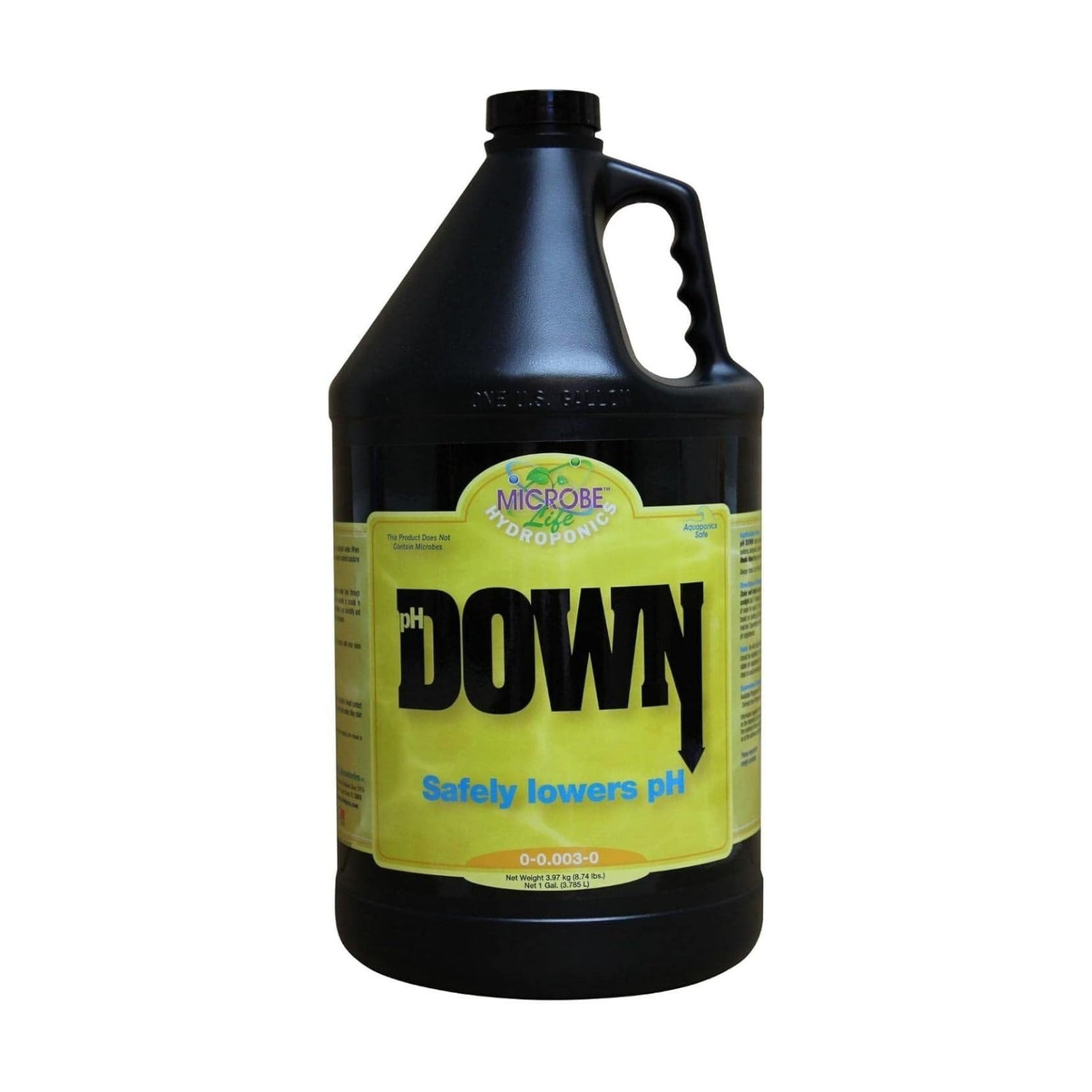 Microbe Life Hydroponics pH Down pH Control Liquid, Premium Buffering for pH Stability, Decreases pH Levels, Use With
