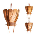 Monarch Rain Chains Pure Copper Akira Rain Chains for Gutters – 8.5 ft Decorative Rainchain Outdoor Durable Heavy Duty