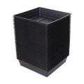 Handy Pantry 10" x 10" Garden Growing Trays with Drain Holes - 50-Pack | Recyclable Plastic Plant Trays for Wheatgrass