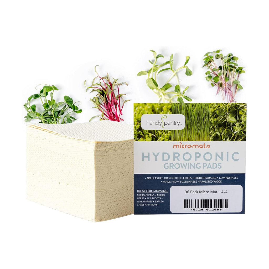 Handy Pantry Micro-Mat Minis Hydroponic Grow Pads - for Organic Production | Plant & Seed Germination: Wheatgrass